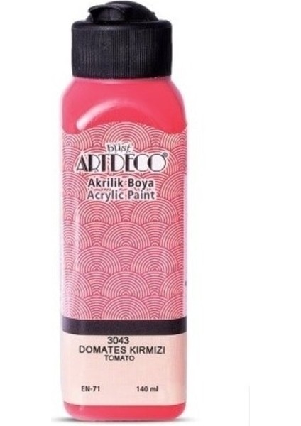 Domates Kırmızı Yeni Formül Akrilik Boya 140 ml fiyatları
