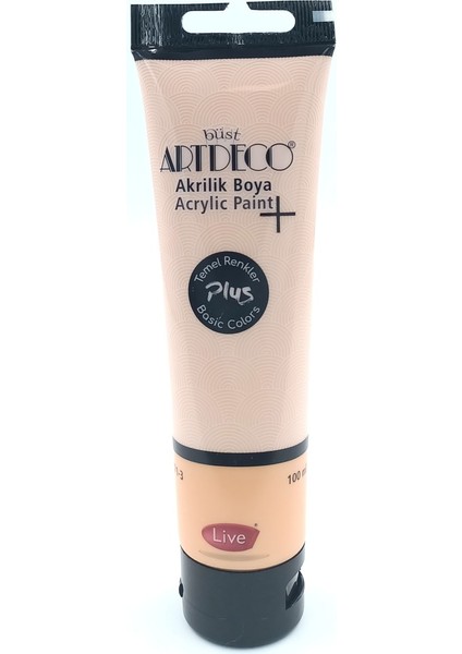 Plus Akrilik Boya 100ML Tüp Ten Rengi 477