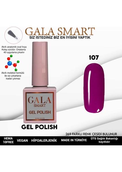 Classic Kalıcı Oje 10 Mle NO:107