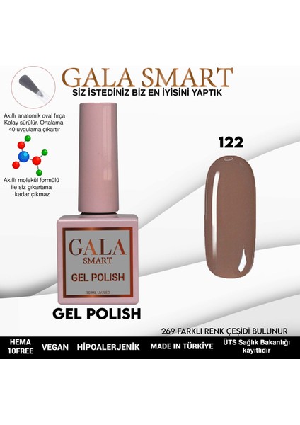 Classic Kalıcı Oje 10 Mle NO:122