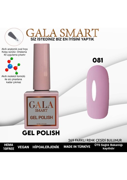 Classic Kalıcı Oje 10 Mle NO:081