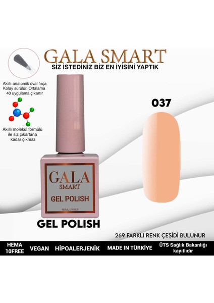 Classic Kalıcı Oje 10 Mle NO:037