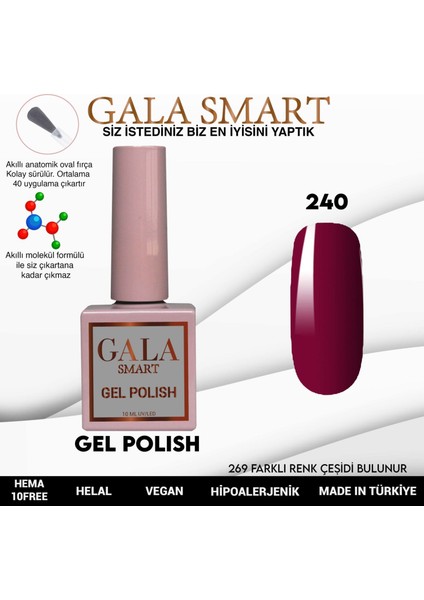 Classic Kalıcı Oje 10 Mle NO:240