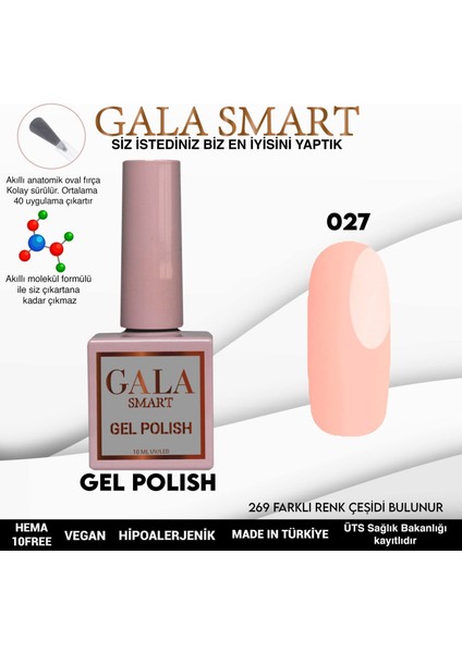 Classic Kalıcı Oje 10 Mle NO:027