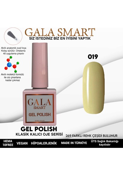 Classic Kalıcı Oje 10 Mle NO:019