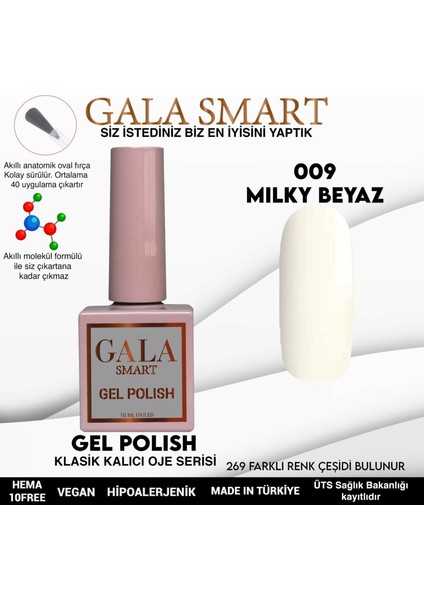 Classic Kalıcı Oje 10 Mle NO:009