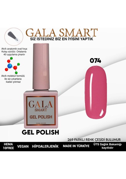 Classic Kalıcı Oje 10 Mle NO:074