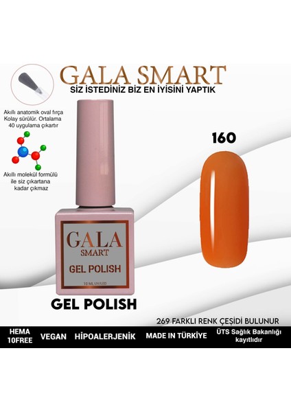 Classic Kalıcı Oje 10 Mle NO:160