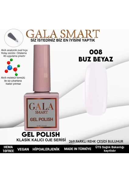 Classic Kalıcı Oje 10 Mle NO:008