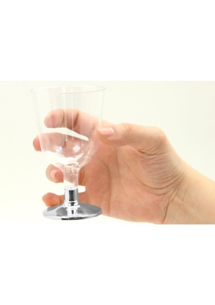 6lı Lohusa Şerbet Bardağı Gümüş 110 ml fiyatları