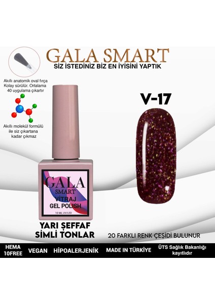 Vitraj Kalıcı Oje 10 ml V17