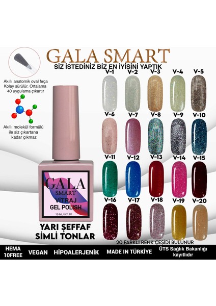 Vitraj Kalıcı Oje 10 ml V17