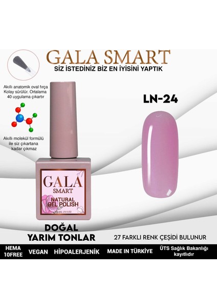 Natural Kalıcı Oje 10 Mle LN24