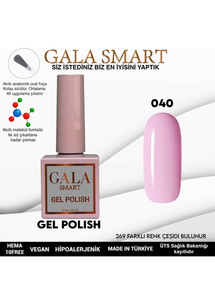 Classic Kalıcı Oje 10 Mle NO:040