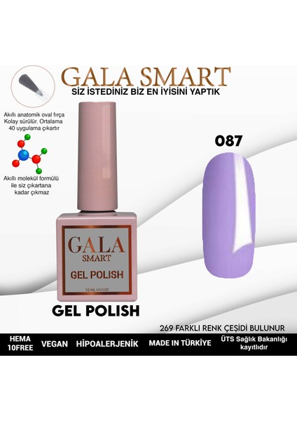 Classic Kalıcı Oje 10 Mle NO:087