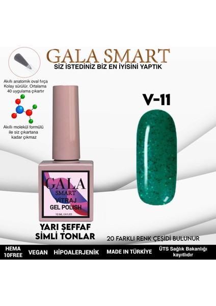 Vitraj Kalıcı Oje 10 ml V11