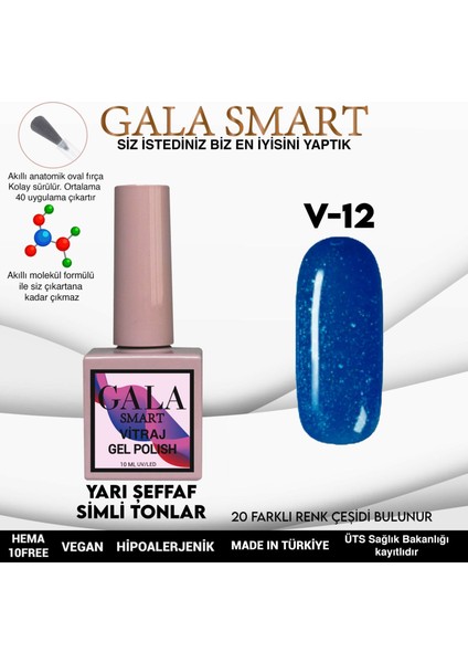 Vitraj Kalıcı Oje 10 ml V12