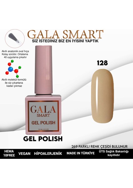 Classic Kalıcı Oje 10 Mle NO:128