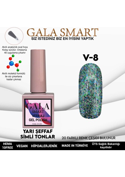 Vitraj Kalıcı Oje 10 ml V8