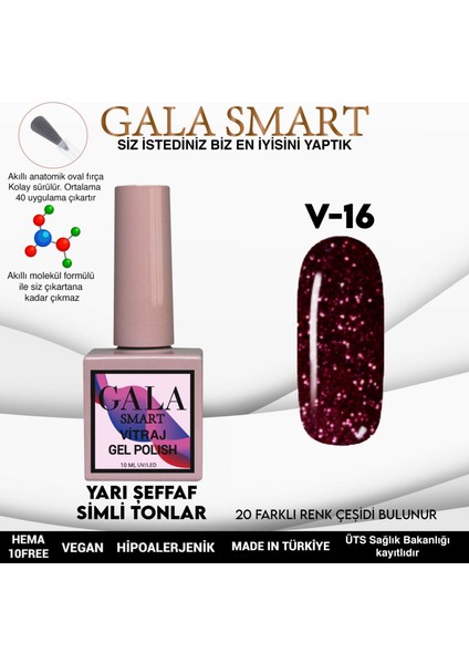 Vitraj Kalıcı Oje 10 ml V16