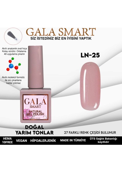 Natural Kalıcı Oje 10 Mle LN25