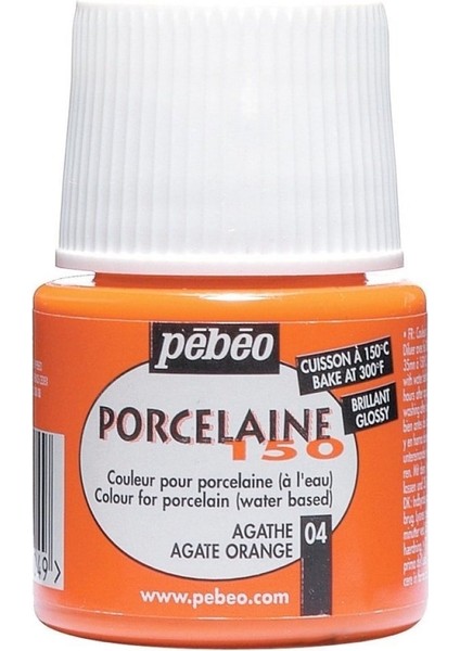 Porcelaine 150 Porselen Boyası 04 Agate Orange fiyatları