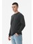 Basic Bisiklet Yaka Sweatshirt 3