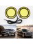Araba Sarı + Beyaz Cob LED Gün Işığı Ampul Drl Lamba Gündüz Çalışan Sis Farı (Yurt Dışından) 4