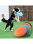 Mavi 15CM Renkli Komik Silikon Uçan Daire Diskler Kedi Oyuncak Köpek Oyunu Uçan Diskler Dayanıklı Çiğneme Köpek Eğitim Interaktif Evcil Hayvan Malzemeleri (Yurt Dışından) 1