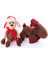Elk Köpek Noel Oyuncak Dahili Düdük Yumuşak Sevimli Elk Noel Köpek Peluş Bebek Stres Rahatlatmak Interaktif Oyuncak Diş Taşlama Pet Çiğnemek (Yurt Dışından) 4