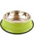 Yeşil 15 cm Paslanmaz Çelik Hayvan Mama Kabı Evcil Hayvan Besleme Malzemeleri Kedi Besleme Köpek Kaseleri Yiyecek Kaseleri Pet Paslanmaz Çelik Kase Su Içme Renkli (Yurt Dışından) 1