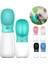 Siyah 550 ml 350 ML/550 ml Taşınabilir Köpek Su Şişesi Kase Açık Yürüyüş Köpek Pet Seyahat Su Şişesi Kedi Suluk Köpekler Malzemeleri (Yurt Dışından) 2