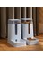 Gri Besleyici (3.5l) Kedi Su Sebili 3.5l Büyük Kapasiteli Saklama Kabı Köpek Otomatik Besleyici Suluk Seti Köpekler Için Pet Gıda Dağıtıcıları (Yurt Dışından) 1