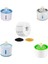 Filtre Çipi 16PC Pet Filtre Çipi Kedi ve Köpek Içme Çeşmesi Yedek Filtre Pamuk Aktif Karbon Reçine 3 Üçlü Filtrasyon Sistemi (Yurt Dışından) 3