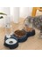 B-Deep Yeşil Pet Kedi Kasesi Otomatik Besleyici 3'ü 1 Arada Köpek Kedi Maması Kasesi Su Çeşmesi ile Çift Kase Içme Yükseltilmiş Stand Çanak Kaseler Kediler Için (Yurt Dışından) 1