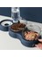 B-Deep Yeşil Pet Kedi Kasesi Otomatik Besleyici 3'ü 1 Arada Köpek Kedi Maması Kasesi Su Çeşmesi ile Çift Kase Içme Yükseltilmiş Stand Çanak Kaseler Kediler Için (Yurt Dışından) 4