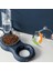 B-Deep Yeşil Pet Kedi Kasesi Otomatik Besleyici 3'ü 1 Arada Köpek Kedi Maması Kasesi Su Çeşmesi ile Çift Kase Içme Yükseltilmiş Stand Çanak Kaseler Kediler Için (Yurt Dışından) 5