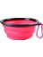 Pembe 1000 ml (17.5X13X7 Cm) 350/1000 ml Köpek Kaseleri Katlanır Silikon Köpek Maması Kabı Seyahat Yürüyüş Için Taşınabilir Kedi Su Besleyici Pet Malzemeleri (Yurt Dışından) 1