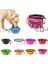 Pembe 1000 ml (17.5X13X7 Cm) 350/1000 ml Köpek Kaseleri Katlanır Silikon Köpek Maması Kabı Seyahat Yürüyüş Için Taşınabilir Kedi Su Besleyici Pet Malzemeleri (Yurt Dışından) 2