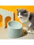 Yeşil 350 ml Seramik Kedi Su Kasesi Çizgili Küçük Köpekler Mama Besleyiciler Yükseltilmiş Pet Içme Yeme Besleme Kaseleri (Yurt Dışından) 5