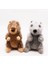 Gri Beyaz Husky Peluş Doldurulmuş Yavru Köpek Cızırtılı Oyuncaklar Küçük Orta Köpekler Için Isırmaya Dayanıklı Pet Çiğneme Oyuncak Shiba Inu Dachshund Mascotas Aksesuarları (Yurt Dışından) 4