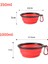 Turuncu 1000 ml 350 ML/1000 ml Katlanabilir Silikon Hayvan Mama Kabı Taşınabilir Köpek Maması Kabı Açık Kamp Köpek Aksesuarları Için Katlanabilir Besleyici (Yurt Dışından) 4