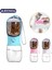 Pembe 550 ml Taşınabilir Köpek Su Şişesi Açık Seyahat Köpek Su Şişesi Mama Besleyici ile Sızdırmaz Çok Fonksiyonlu Kedi Köpek Su Şişeleri (Yurt Dışından) 2