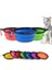 Mavi 1000ML 350 - 650 - 1000ML Büyük Katlanabilir Köpek Pet Katlanır Silikon Kase Açık Seyahat Taşınabilir Köpek Maması Kabı Besleyici Bulaşık Kase (Yurt Dışından) 3