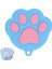 Mavi Silikon Sevimli Ayak Izi ile Pet Gıda Konserve Kapakları Kapakları Kawaii Konserve Kapakları Köpek ve Kedi Konserve Gıda Için Kapakları (Yurt Dışından) 2