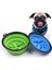 Pembe S-350ML 350 1000ML Seyahat Katlanabilir Pet Köpek Kase Küçük Büyük Köpekler Için Yavaş Yavru Büyük Köpek Maması Kaseler Taşınabilir Pet Besleyici Comedero Perro (Yurt Dışından) 2