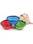 Siyah Çap 13CM 350ML 1000ML Seyahat Katlanabilir Pet Köpek Kasesi Silikon Katlanabilir Yavaş Besleme Kasesi Küçük Büyük Köpekler Için Taşınabilir Evcil Hayvan Besleyici (Yurt Dışından) 4