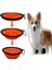 Siyah Çap 13CM 350ML 1000ML Seyahat Katlanabilir Pet Köpek Kasesi Silikon Katlanabilir Yavaş Besleme Kasesi Küçük Büyük Köpekler Için Taşınabilir Evcil Hayvan Besleyici (Yurt Dışından) 5
