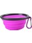 Mor 1000 ml 350/1000 ml Büyük Katlanabilir Köpek Kedi Katlanır Silikon Kase Taşınabilir Köpek Maması Kabı Açık Besleyici Bulaşık Kase Köpek Aksesuarı (Yurt Dışından) 1