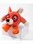 Turuncu 20X28X10 cm Sevimli Hayvan Şekli Kadife Squeaker Oyuncak Eğlenceli Köpek Çiğnemek Gıcırtılı Peluş Oyuncaklar Isırmaya Dayanıklı Küçük Büyük Köpekler Yavru Molar Eğitim Oyuncak (Yurt Dışından) 1